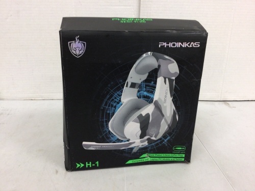 Phoinkas Gaming Headset, Untested, E-Commerce Return - Lot 265