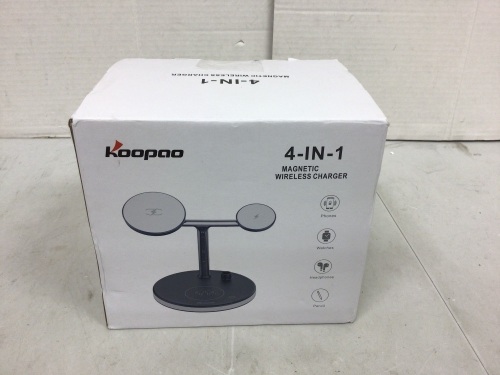 4 in 1 Magnetic Wireless Charger, Powers Up, E-Commerce Return - Lot 277