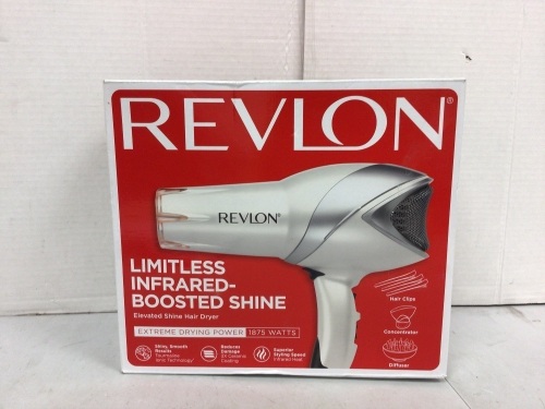 Revlon Hair Dryer, Powers Up, E-Commerce Return - Lot 278