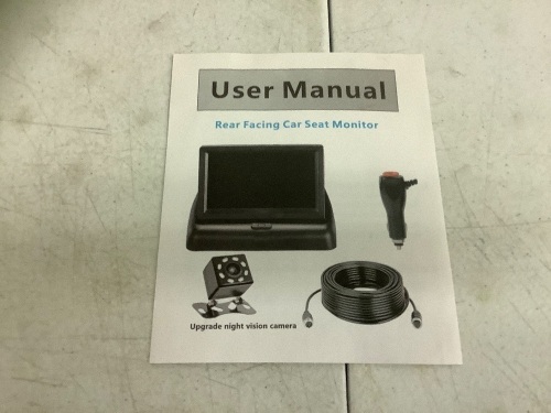 Rear Facing Car Seat Monitor, E-Comm Return - Lot 286