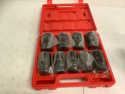 Casoman 1/2" Dr. Axle Nut Socket Set, Appears New - Lot 329