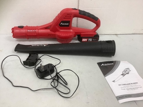 Avid Power 20V Cordless Blower, Powers Up, E-Commerce Return - Lot 352