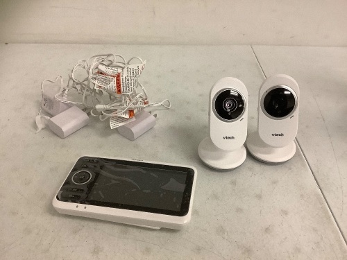 Vtech 2 Camera VIdeo Monitor, E-Comm Return - Lot 365