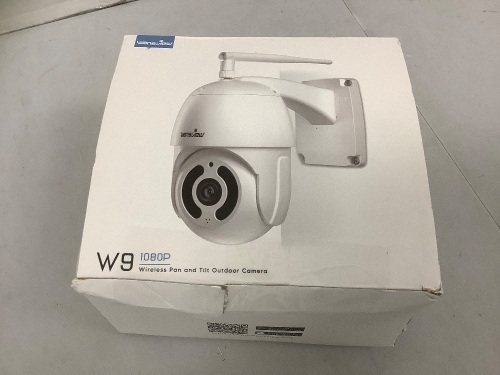 1080P Wireless Pan and Tilt Outdoor Camera, Powers Up, E-Commerce Return - Lot 368