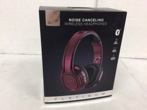iLive Noise Canceling Wireless Headphones, Powers Up, E-Commerce Return - Lot 393