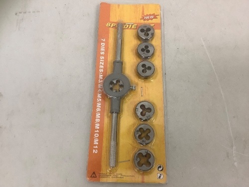 8pc Die Set, Appears New - Lot 398
