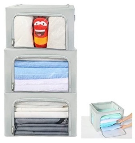 House Again 3 pc Storage Bins, Appears new - Lot 406
