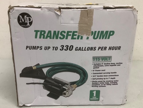 Transfer Pump, E-Commerce Return - Lot 407
