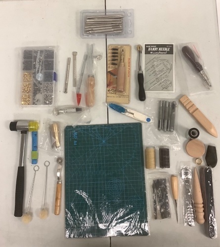 Leather Working Tool Kit, Appears New - Lot 412