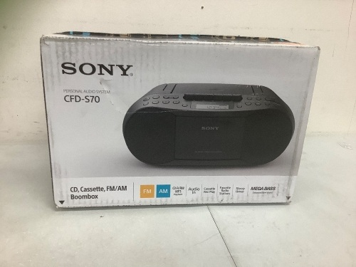 Sony Boombox, Untested, E-Commerce Return - Lot 448