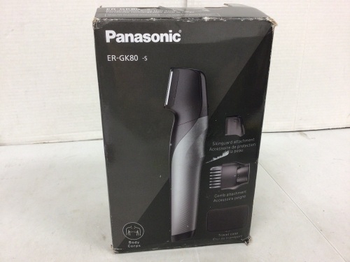 Panasonic Body Hair Trimmer, Powers Up, E-Commerce Return - Lot 450