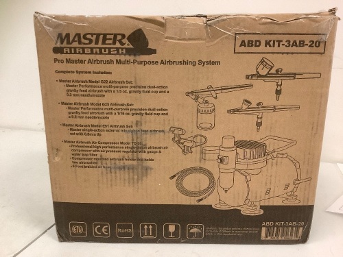 Master Airbrush Pro System, Untested, E-Commerce Return - Lot 453