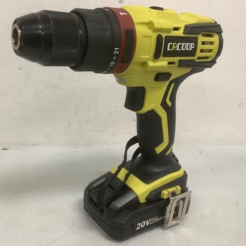 Cacoop Cordless Hammer Drill Driver, Untested, E-Commerce Return - Lot 457