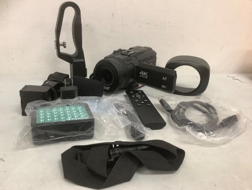 Digital Video Camera Kit, Missing Battery, Untested, E-Commerce Return - Lot 497