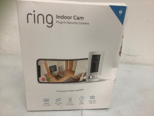 Ring Indoor Camera, Untested, Appears new - Lot 508