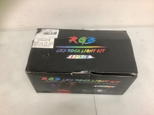 RGB LED Rock Light Kit, Untested, Appears New - Lot 509