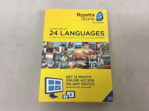 Rosetta Stone, E-Commerce Return - Lot 523