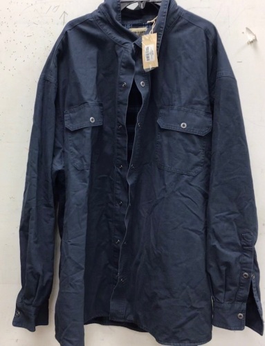 RedHead Lined Stonewash Long-Sleeve Shirt for Men, 3XL, Appears New - Lot 543