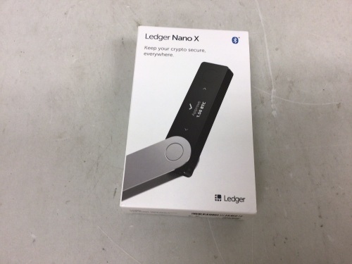Ledger Nano X Cryptocurrency Hardware Wallet, E-Commerce Return - Lot 567