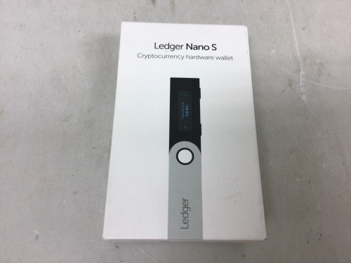 Ledger Nano S Cryptocurrency Hardware Wallet, Powers Up, E-Commerce Return - Lot 586
