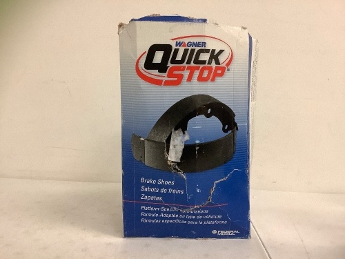 Wagner Quick Stop Brake Shoes, E-Comm Return - Lot 658