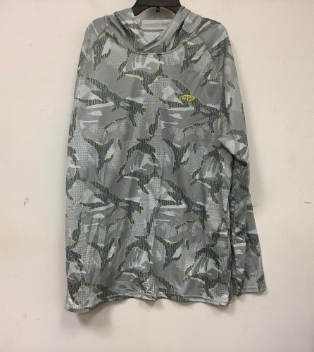 Aftco Mens Hooded Long Sleeve Shirt, Large, Appears New - Lot 683