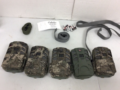 Lot of (5) Trail Cameras, Untested, E-Commerce Return - Lot 740