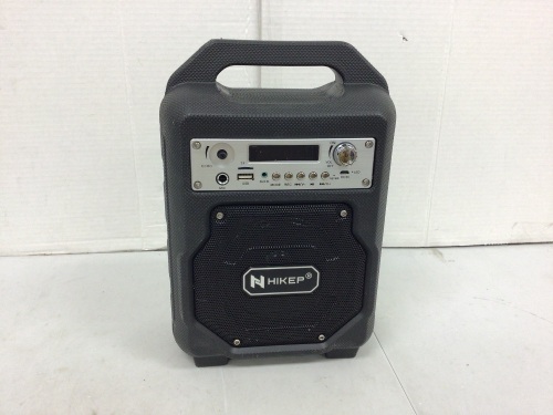 HIKEP Portable Karaoke Machine, No Accessories, Powers Up, E-Commerce Return - Lot 768