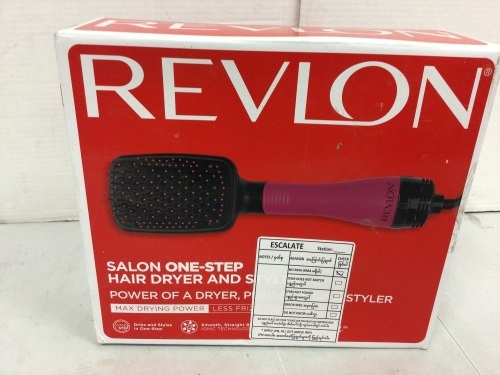 Revlon Hair Dryer/Styler, Powers Up, E-Commerce Return - Lot 776