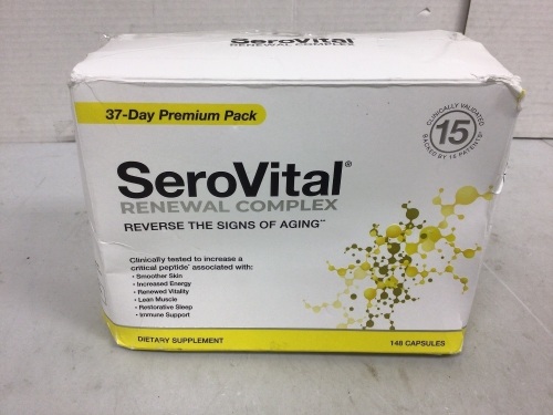 SeoVital Supplement, Exp 6/2023, E-Commerce Return - Lot 800