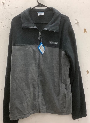 Columbia Mens Full Zip Fleece, XXL, Appears New - Lot 803