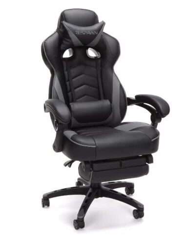 RESPAWN 110 Racing Style Gaming Chair, Reclining Ergonomic Chair with Footrest - Lot 81