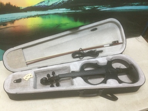 Electric Violin - Missing Screw - Lot 129