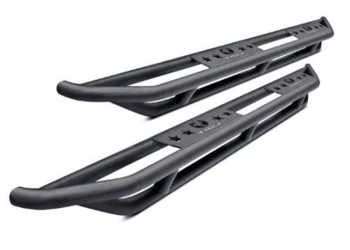 Tyger 2" Star Armor Black Nerf Bars for 2007-2018 Chevy Silverado, GMC Sierra 1500 & 2007-2019 2500/3500HD Extended/Double Cab  - Lot 166