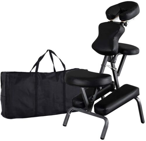 Mefeir Portable Salon Chair w/ Adjustable Face Cradle, Carry Bag  - Lot 184