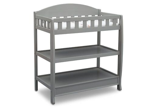 Delta Children Infant Changing Table with Pad, Grey - Lot 192