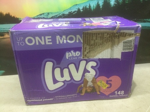 Luvs Pro Leak Protection Baby Diapers, Size 5, 148 ct  - Lot 333