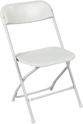 Set of 5 Portable Stackable Plastic Folding Chairs   - Lot 361