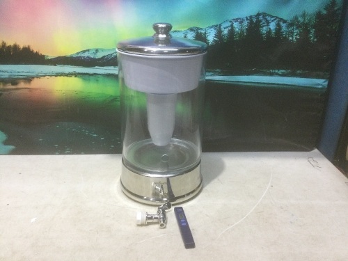 ZeroWater 40 Cup Ready-Pour Glass 5-stage Water Filter Dispenser - Lot 377