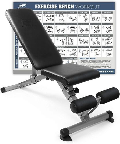 RitFit Adjustable Foldable Utility Weight Bench  - Lot 513