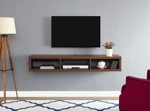 Martin Furniture Floating TV Console, 60", Columbian Walnut - Lot 561