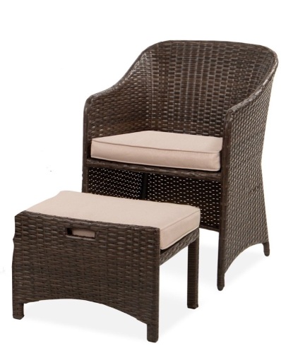 Outdoor Wicker Patio Chair  - Lot 566