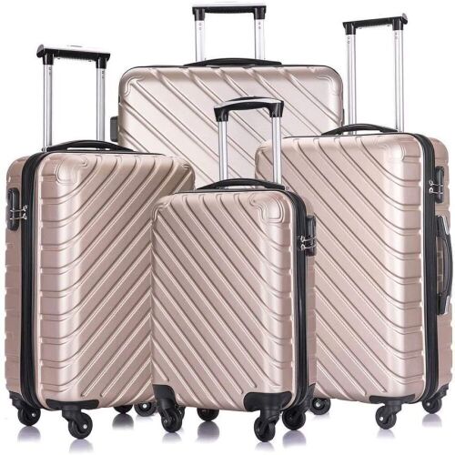 Fridtrip Hardshell Lightweight Luggage with Spinner Wheels, 4 Piece Set  - Lot 603
