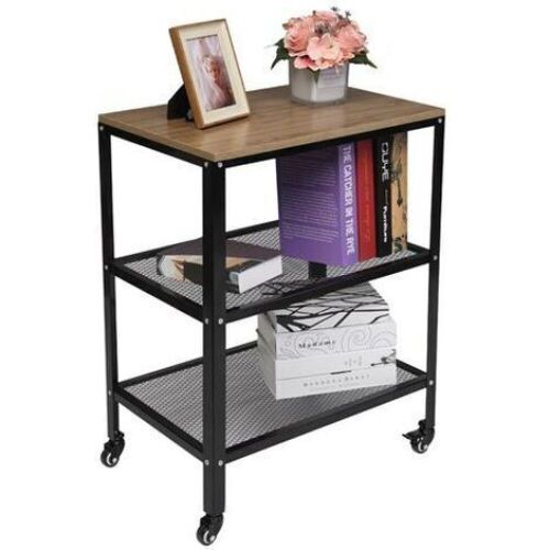 3-Tier Rolling Kitchen Utility Cart - Lot 615