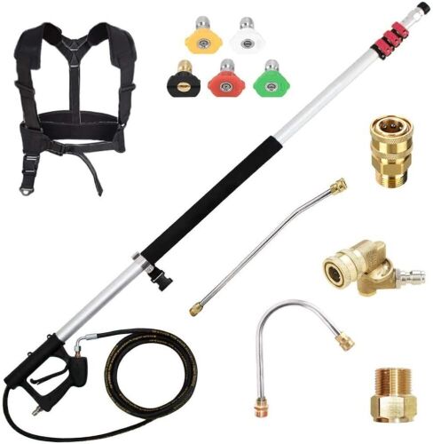 Wogoker 4000 PSI Telescoping Spray Wand Kit for Pressure Washer - Lot 650