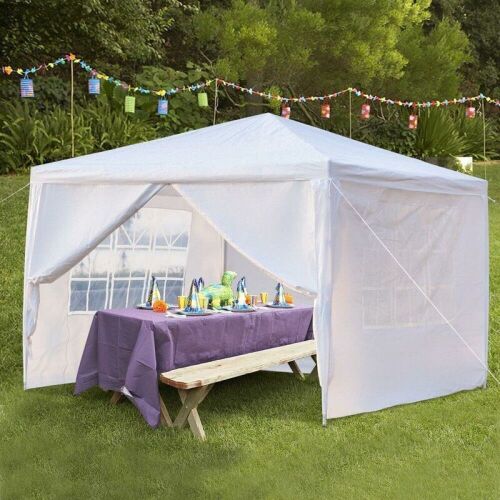 10 Ft. W x 10 Ft. D Steel Party Tent - Lot 825
