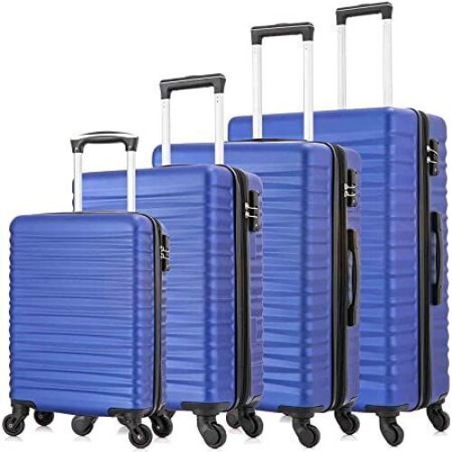 Fridtrip Hardshell Lightweight Luggage with Spinner Wheels, 4 Piece Set  - Lot 865