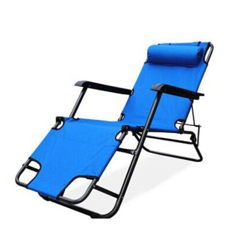 Folding Reclining Chaise Lounge Patio Chair  - Lot 915