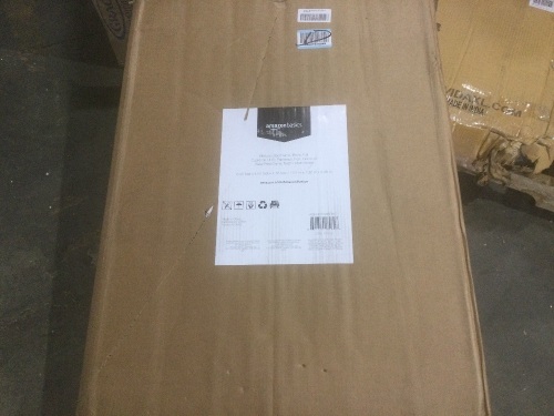 Foldable 14" Black Metal Platform Bed Frame with Tool-Free Assembly, No Box Spring Needed, Full   - Lot 921