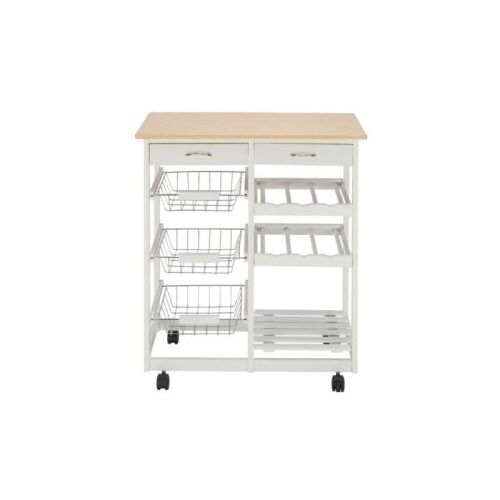 Rolling Kitchen Trolley Cart with Drawers - Lot 925